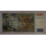 Belgium, 1000 Francs, 1950, VF