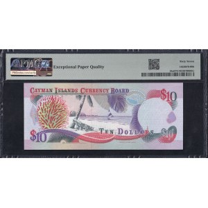 Kaimaninseln, 10 Dollar, 1996, Superb Gem UNC 67 EPQ