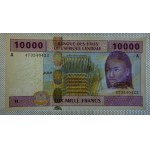 Central African States - Gabon, 10.000 Francs, 2002, UNC