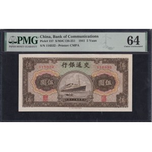 China, 5 Yuan, 1941, Choice UNC 64