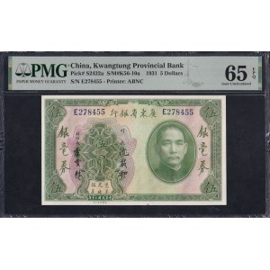 China, 5 Dollars, 1931, Gem UNC 65 EPQ