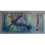 Čína, 20 juanů, 2022, UNC