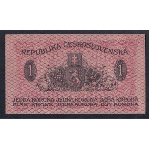 Czechoslovakia, 1 Koruna, 1919, XF