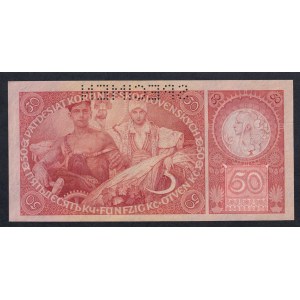 Czechoslovakia, 50 Korun, 1929, UNC, SPECIMEN