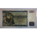 Czechoslovakia, 1000 Korun, 1934, UNC, SPECIMEN