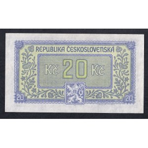 Czechoslovakia, 20 Korun, 1945, UNC