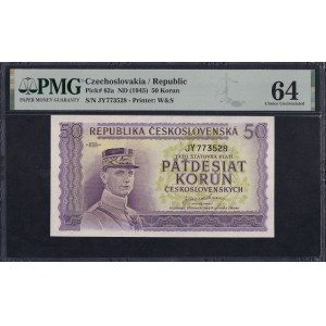 Czechoslovakia, 50 Korun, 1945, Choice UNC 64