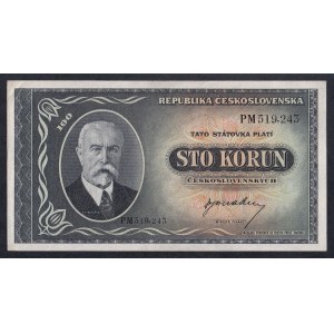 Czechoslovakia, 100 Korun, 1945, UNC
