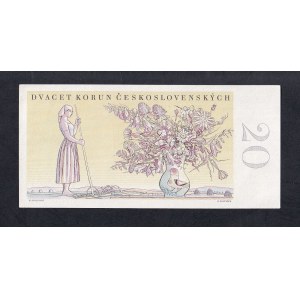 Czechoslovakia, 20 Korun, 1949, AU