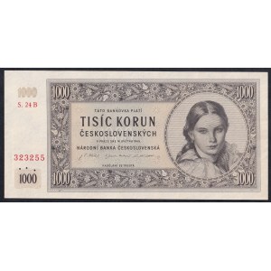Czechoslovakia, 1000 Korun, 1945, XF-UNC