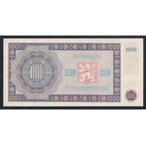 Czechoslovakia, 1000 Korun, 1945, XF-UNC