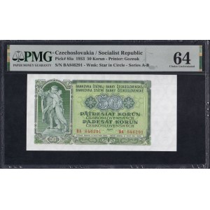 Czechoslovakia, 50 Korun, 1953, Choice UNC 64