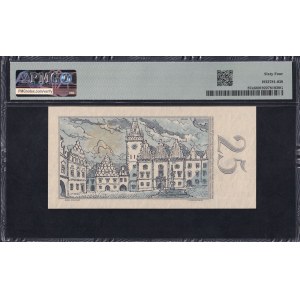 Czechoslovakia, 25 Korun, 1958, Choice UNC 64