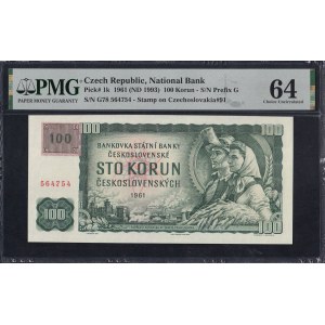 Czech Republic, 100 Korun, 1961 (1993), Choice UNC 64