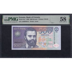 Estonia, 500 Krooni, 1996, Choice About UNC 58