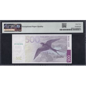 Estonia, 500 krooni, 2007, Choice UNC 64 EPQ