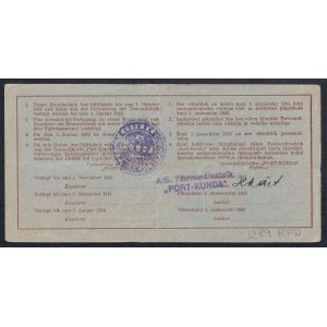Estonsko, 25 rublů, 1941, VF, Port-Kunda