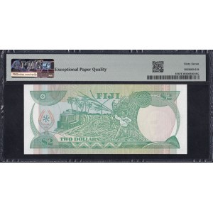 Fiji, 2 Dollars, 1988, Superb Gem UNC 67 EPQ