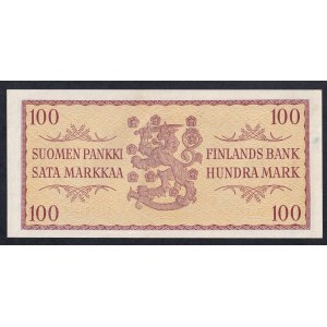 Finland, 100 Markkaa, 1957, UNC