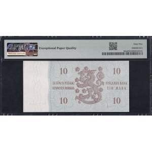 Finland, 10 Markkaa, 1963, Gem UNC 65 EPQ