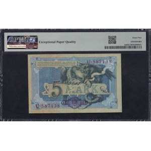 Niemcy, 5 marek, 1904 r., Gem UNC 65 EPQ