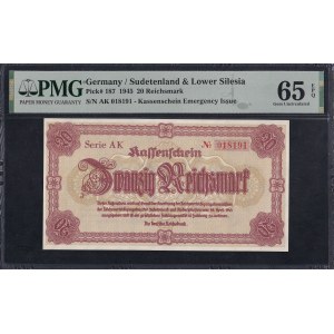 Deutschland, 20 Reichsmark, 1945, Gem UNC 65 EPQ