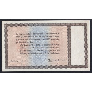 Německo, 50 říšských marek, 1933–34, aUNC