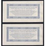 Germany, Set of 5 banknotes (5 Reichsmark), 1944, UNC