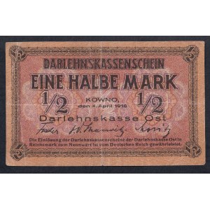 Germany, 1/2 Mark, 1918, VF