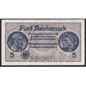 Germany, Set of 100 banknotes (5 Reichsmark), 1940-1945, UNC