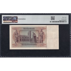 Allemagne (RDA), 5 marks allemands, 1948, UNC 64 « Choice »