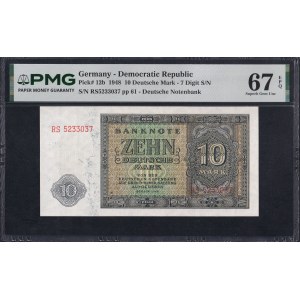 Germany (GDR), 10 Deutsche Mark, 1948, Superb Gem UNC 67 EPQ