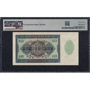 Germania (RDG), 10 marchi tedeschi, 1948, stato di conservazione eccellente (Gem) UNC 67 EPQ