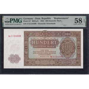 Germany (GDR), 100 Deutsche Mark, 1955, Choice About UNC 58 EPQ, Replacement