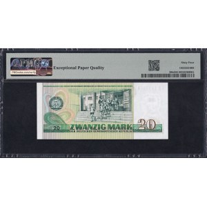 Germania (RDG), 20 marchi, 1975 (1986), Choice UNC 64 EPQ,