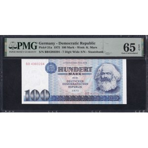 Germany (GDR), 100 Mark, 1975, Gem UNC 65 EPQ