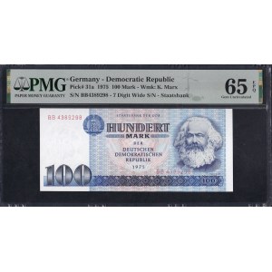 Germany (GDR), 100 Mark, 1975, Gem UNC 65 EPQ