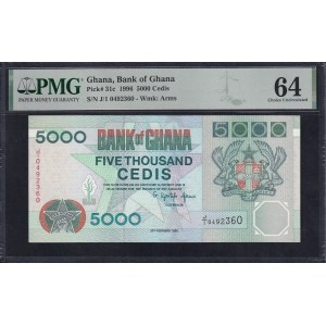 Ghana, 5000 Cedis, 1996, Choice UNC 64