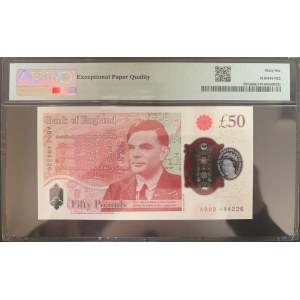 Great Britain, 50 Pounds, 2020 (2021), Gem UNC 66 EPQ