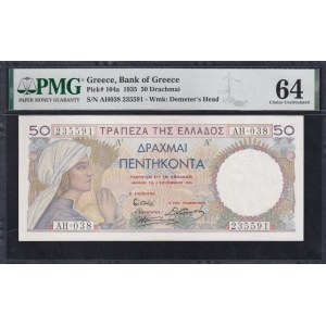 Greece, 50 Drachmai, 1935, Choice UNC 64