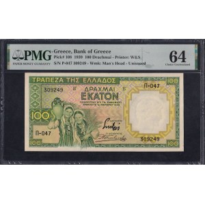 Greece, 100 Drachmai, 1939, Choice UNC 64