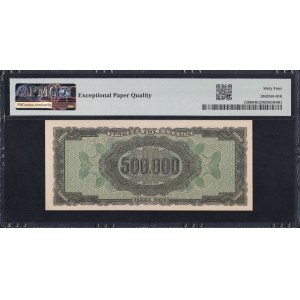 Grecja, 500 000 drachm, 1944 r., stan zachowania Choice UNC 64 EPQ
