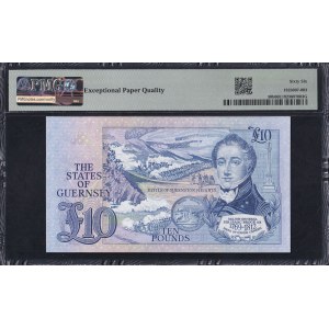 Guernsey, 10 libier, 1980–1989, Gem UNC 66 EPQ