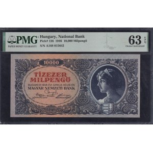 Hungary, 10.000 Milpengo, 1946, Choice UNC 63 EPQ