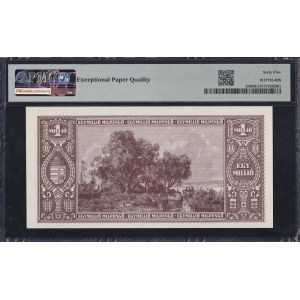 Hungary, 1 Million Milpengo, 1946, Gem UNC 65 EPQ