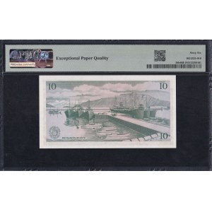 Island, 10 kron, 1957, Gem UNC 66 EPQ