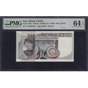 Italy, 10.000 Lire, 1976-78, Choice UNC 64 EPQ