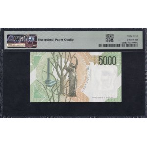 Italy, 5000 Lire, 1985, Superb Gem UNC 67 EPQ