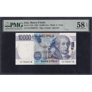 Italy, 10.000 Lire, 1984, Choice About UNC 58 EPQ