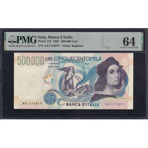 Italy, 500.000 Lire, 1997, Choice UNC 64